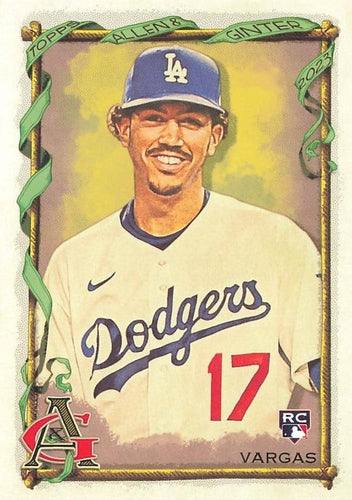 #136 Miguel Vargas - Los Angeles Dodgers - 2023 Topps Allen & Ginter Baseball