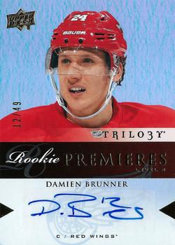 #136 Damien Brunner - Detroit Red Wings - 2013-14 Upper Deck Trilogy Hockey