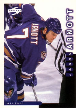 #136 Jason Arnott - Edmonton Oilers - 1997-98 Score Hockey
