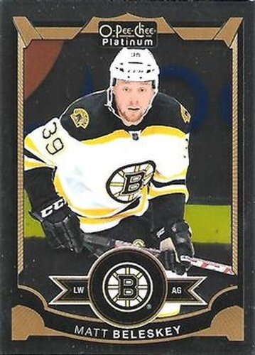 #136 Matt Beleskey - Boston Bruins - 2015-16 O-Pee-Chee Platinum Hockey