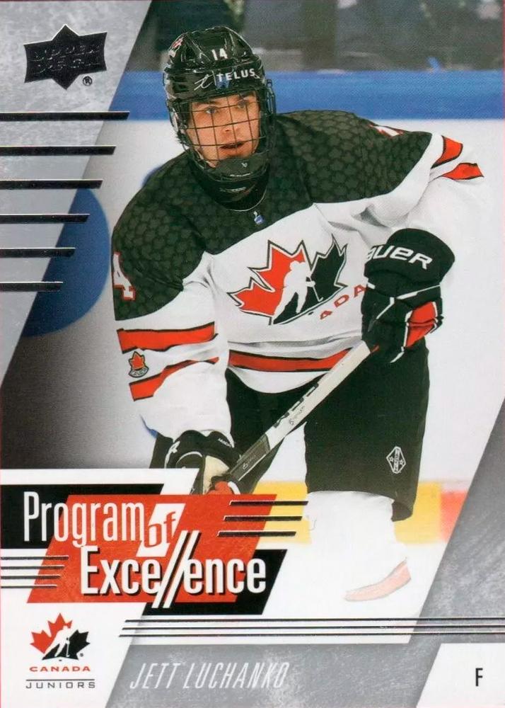 #136 Jett Luchanko - Canada - 2024 Upper Deck Team Canada Juniors Hockey