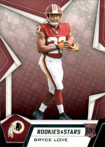 #136 Bryce Love - Washington Redskins - 2019 Panini Rookies & Stars Football