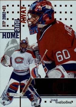 #136 Jose Theodore - Montreal Canadiens - 2002-03 Be a Player Between the Pipes Hockey