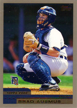 #136 Brad Ausmus - Detroit Tigers - 2000 Topps Baseball