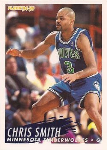 #136 Chris Smith - Minnesota Timberwolves - 1994-95 Fleer Basketball