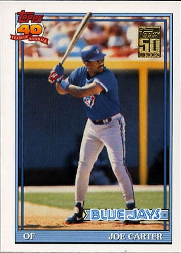 #T136 Joe Carter - Toronto Blue Jays - 2001 Topps Traded & Rookies Baseball