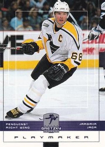 #136 Jaromir Jagr - Pittsburgh Penguins - 1999-00 Upper Deck Wayne Gretzky Hockey