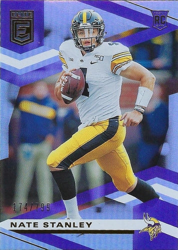 #136 Nate Stanley - Minnesota Vikings - 2020 Donruss Elite Football