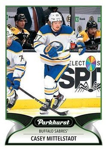 #136 Casey Mittelstadt - Buffalo Sabres - 2021-22 Parkhurst Hockey