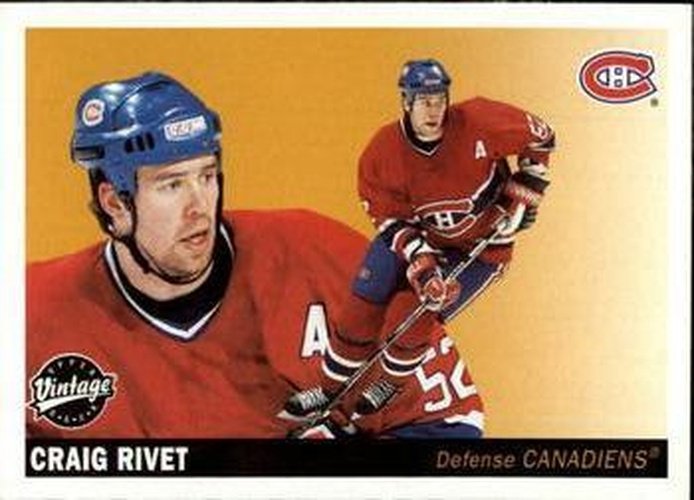 #136 Craig Rivet - Montreal Canadiens - 2002-03 Upper Deck Vintage Hockey