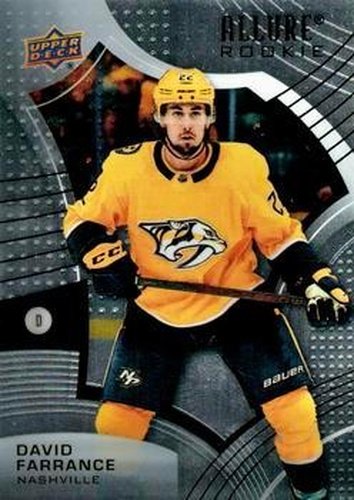 #136 David Farrance - Nashville Predators - 2021-22 Upper Deck Allure Hockey