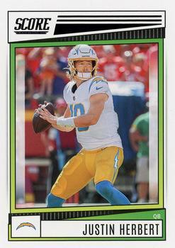 #136 Justin Herbert - Los Angeles Chargers - 2022 Score Football