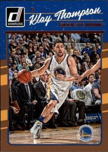 #136 Klay Thompson - Golden State Warriors - 2016-17 Donruss Basketball