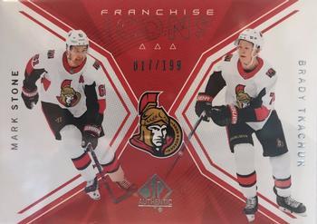 #136 Mark Stone / Brady Tkachuk - Ottawa Senators - 2018-19 SP Authentic Hockey