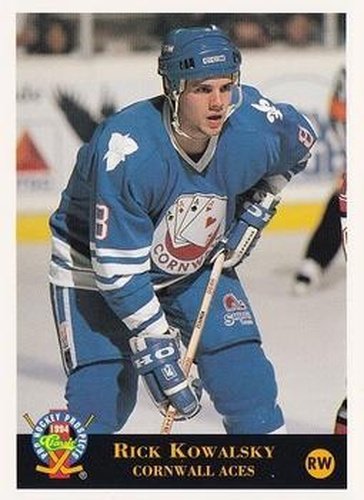 #136 Rick Kowalsky - Cornwall Aces - 1994 Classic Pro Hockey Prospects Hockey