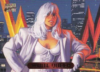 #136 White Queen - 1994 Fleer Marvel Masterpieces Hildebrandt Brothers