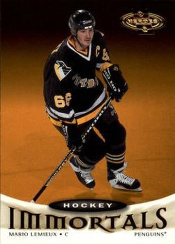 #136 Mario Lemieux - Pittsburgh Penguins - 2000-01 Upper Deck Heroes Hockey