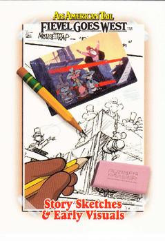 #136 Story Sketches & Early Visuals - 1991 Impel An American Tail: Fievel Goes West