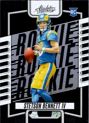 #136 Stetson Bennett IV - Los Angeles Rams - 2023 Panini Absolute Football