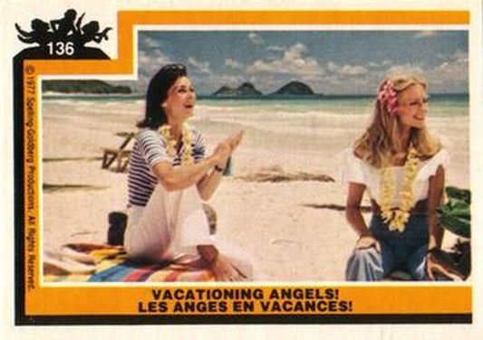 #136 Vacationing Angels! - 1977 O-Pee-Chee Charlie's Angels