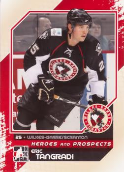 #136 Eric Tangradi - Wilkes-Barre/Scranton Penguins - 2010-11 In The Game Heroes and Prospects Hockey