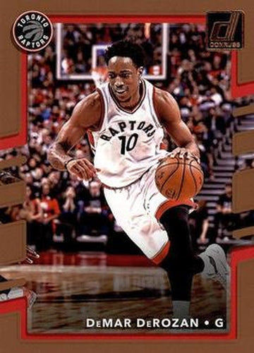 #136 DeMar DeRozan - Toronto Raptors - 2017-18 Donruss Basketball