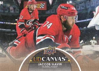 #C136 Jaccob Slavin - Carolina Hurricanes - 2021-22 Upper Deck - UD Canvas Hockey