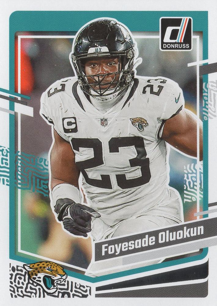 #136b Foye Oluokun - Jacksonville Jaguars - 2023 Donruss Football