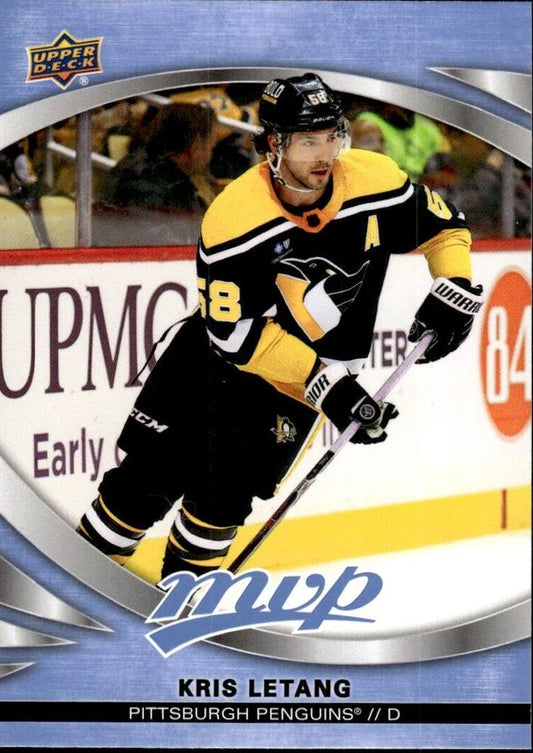 #137 Kris Letang - Pittsburgh Penguins - 2023-24 Upper Deck MVP - Ice Battles Hockey