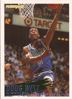 #137 Doug West - Minnesota Timberwolves - 1994-95 Fleer Basketball
