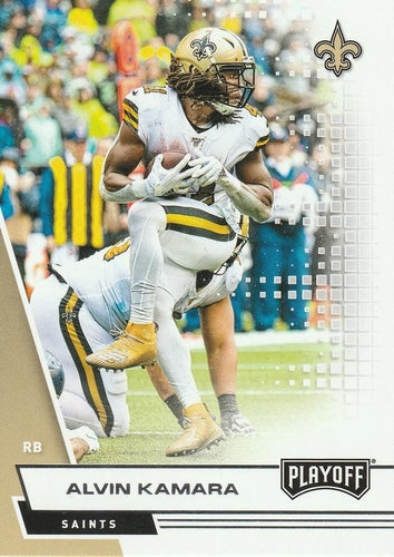 #137 Alvin Kamara - New Orleans Saints - 2020 Panini Playoff Football