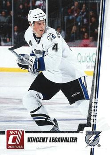 #137 Vincent Lecavalier - Tampa Bay Lightning - 2010-11 Donruss Hockey