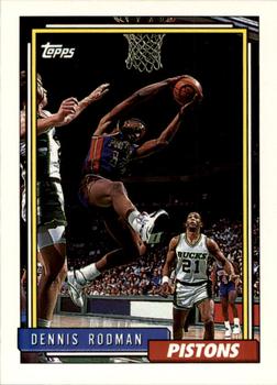 #137 Dennis Rodman - Detroit Pistons - 1992-93 Topps Basketball