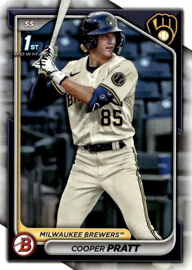 #BP-137 Cooper Pratt - Milwaukee Brewers - 2024 Bowman - Prospects Baseball