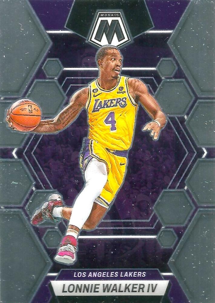 #137 Lonnie Walker IV - Los Angeles Lakers - 2022-23 Panini Mosaic Basketball
