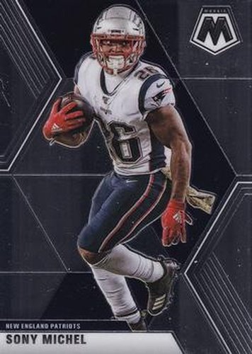 #137 Sony Michel - New England Patriots - 2020 Panini Mosaic Football