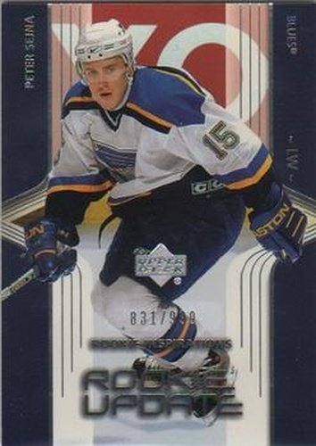 #137 Peter Sejna - St. Louis Blues - 2003-04 Upper Deck Rookie Update Hockey