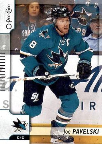 #137 Joe Pavelski - San Jose Sharks - 2017-18 O-Pee-Chee Hockey