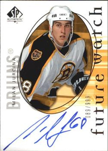 #137 Milan Jurcina - Boston Bruins - 2005-06 SP Authentic Hockey