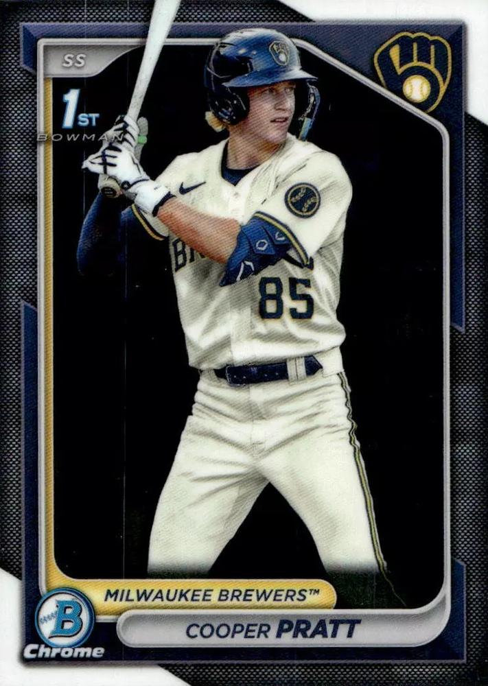 #BCP-137 Cooper Pratt - Milwaukee Brewers - 2024 Bowman - Chrome Prospects Baseball
