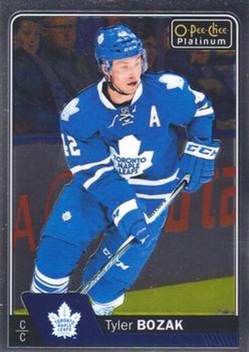 #137 Tyler Bozak - Toronto Maple Leafs - 2016-17 O-Pee-Chee Platinum Hockey