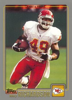 #137 Tony Richardson - Kansas City Chiefs - 2001 Topps Football