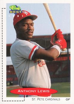 #137 Anthony Lewis - St. Petersburg Cardinals - 1991 Classic Best Baseball