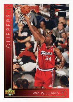 #137 John Williams - Los Angeles Clippers - 1993-94 Upper Deck Basketball