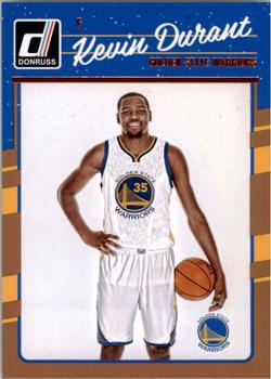 #137 Kevin Durant - Golden State Warriors - 2016-17 Donruss Basketball