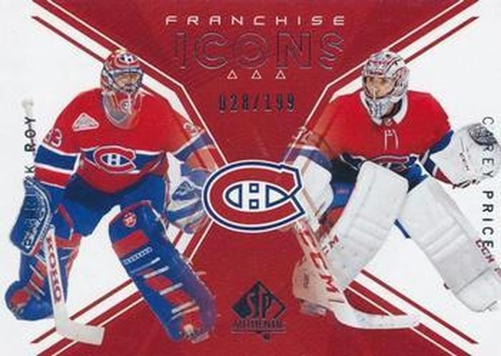 #137 Patrick Roy / Carey Price - Montreal Canadiens - 2018-19 SP Authentic Hockey