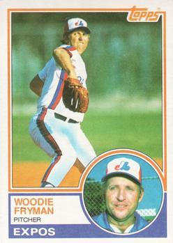 #137 Woodie Fryman - Montreal Expos - 1983 Topps Baseball