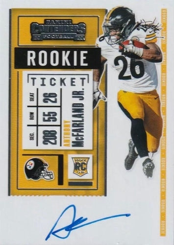 #137 Anthony McFarland Jr. - Pittsburgh Steelers - 2020 Panini Contenders Football