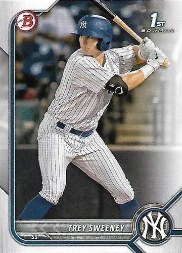 #BP-137 Trey Sweeney - New York Yankees - 2022 Bowman - Prospects Baseball