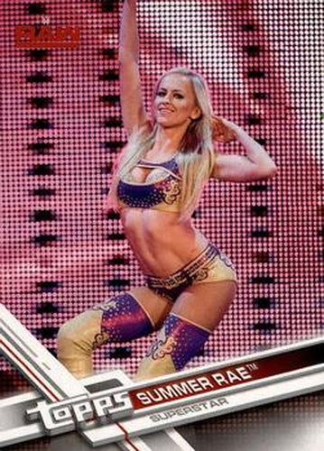 #137 Summer Rae - 2017 Topps WWE Then Now Forever Wrestling